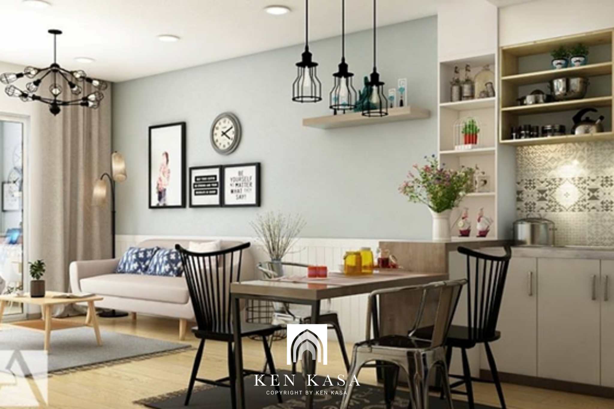 Tiện gnhi hiện đại trong căn hộ homestay 